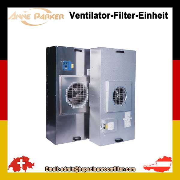 Reinraum 2×4 HEPA ffu Lüfterfiltereinheit geräuscharm