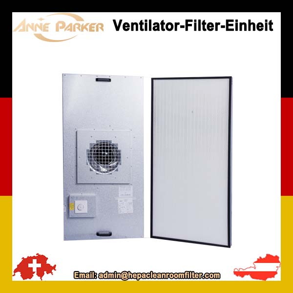 FFU Reinraum HEPA-Lüfterfiltereinheit Spezifikationen Design