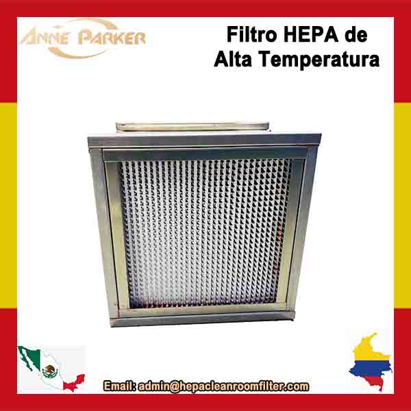 Filtro de aire HEPA resistente al calor y a altas temperaturas